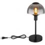 Globo Lighting Kokkini lampa stołowa 1x25 W czarna-przydymiona 21914B zdj.5