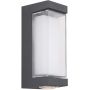 Globo Lighting Plixon kinkiet zewnętrzny 1x12 W biały-przezroczysty-antracyt 34316 zdj.3