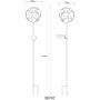 Globo Lighting Solar lampa solarna stojąca 1x0,02 W rdzawy 36747 zdj.2