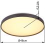 Globo Lighting Eclypse plafon 1x24 W biały-antracyt 41262-24 zdj.2