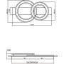 Globo Lighting Jayden lampa podsufitowa 1x40 W biała-szara 48034-40 zdj.2