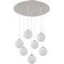 Globo Lighting Riha lampa wisząca 6x3,5 W biała-nikiel 56140-7H zdj.4