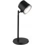 Globo Lighting Meeya lampa biurkowa 1x6 W czarna-srebrna 58454B zdj.4