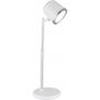 Globo Lighting Meeya lampa biurkowa 1x6 W biała-srebrna 58454W zdj.4