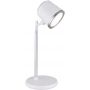 Globo Lighting Meeya lampa biurkowa 1x6 W biała-srebrna 58454W zdj.5