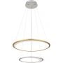 Globo Lighting Umbra lampa wisząca 1x40 W biała-złota-srebrna 67333-44H zdj.1
