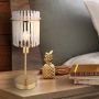 Globo Lighting Gorley lampa stołowa 1x40 W biała-przezroczysta-złota 15698TM zdj.8