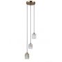 Italux Torno lampa wisząca 3x40 W złota PND-40813-3R-HBR zdj.1