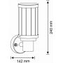 Goldlux Fiord kinkiet zewnętrzny 1x10 W czarny 312303 zdj.2