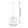 Goldlux Cumbria lampa wisząca 1x20 W zielona 317414 zdj.2