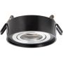 Goldlux Gaja lampa do zabudowy 1x8 W czarna 322067 zdj.1