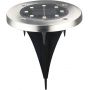 Goldlux Solly lampa  solarna gruntowa srebrna 330246 zdj.3