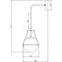 GTV Drop kinkiet 1x25 W czarny-przydymiony OS-DRO4-10-DEC zdj.2