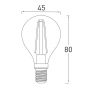 GTV żarówka 1x4 W 3000 K E14 LD-G45FL4M-30 zdj.2