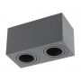 GTV Aveiro lampa podsufitowa 2x20 W czarna OS-AVB80160KW2-00 zdj.1