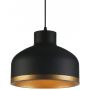 GTV Goldi lampa wisząca 1x40 W czarna-złota OS-GOLD1-11-DEC zdj.1
