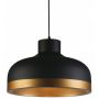GTV Goldi lampa wisząca 1x40 W czarna-złota OS-GOLD2-11-DEC zdj.1