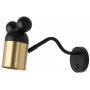 GTV Mouse kinkiet 1x25 W czarno-złoty OS-MOUSW-11-DEC zdj.1