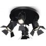 Ideal Lux Ciak PL4 lampa podsufitowa 4x50W czarny mat 095707 zdj.1
