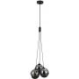 Italux Perlos lampa wisząca 3x5 W czarna PND-54456-3A-HB-SMG zdj.1
