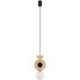 Nowodvorski Lighting Drops Wood lampa wisząca 1x12 W czarna 11174 zdj.1