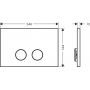 Axor FlushPlate przycisk spłukujący do WC brąz szczotkowany 42530140 zdj.2