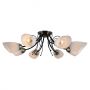 Italux Cristina lampa podsufitowa 8x40 W czarna PND-6706-8 zdj.2