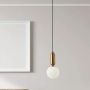 Italux Aldeva lampa wisząca 1x40 W złota PND-02340-1S-BRO zdj.3