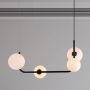 Italux Ferrand lampa wisząca 4x25 W czarna MDM-4123/4 BK zdj.3
