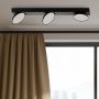 Italux Castelio lampa podsufitowa 3x5 W czarna SPL-31976-3B-BK zdj.4