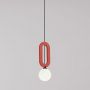Italux Masso lampa wisząca 1x25 W czerwona PND-59839-1-RED zdj.3