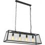 Italux Laverno lampa wisząca 4x60 W czarny mat MD-102721-4-B zdj.1