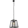 Italux Laverno lampa wisząca 1x60 W czarny mat MD-102821-1-B zdj.1