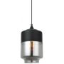 Italux Molina lampa wisząca 1x40 W czarna-przydymiona MDM-2377/1 BK+SG zdj.2