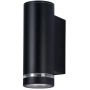 Italux Fondo kinkiet zewnętrzny 1x10 W czarny piaskowany OWL-2067-1-4K zdj.1
