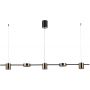 Italux Remdal lampa wisząca 5x30 W mosiądz PND-16374-5-BK-4K zdj.1