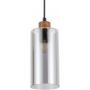 Italux Naster lampa wisząca 3x25 W czarna-drewno PND-23051-3-WO zdj.4