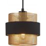 Italux Bans lampa wisząca 3x40 W czarna-złota PND-27467-3-BK-GD zdj.2