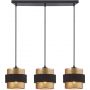 Italux Bans lampa wisząca 3x40 W czarna-złota PND-27467-3-BK-GD zdj.3