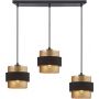 Italux Bans lampa wisząca 3x40 W czarna-złota PND-27467-3-BK-GD zdj.4