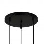 Italux Zulo lampa wisząca 3x40 W czarna PND-27812-3A-BK-SG zdj.3