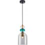 Italux Busco lampa wisząca 1x40 W czarna-złota PND-30263-1B-BRO-SG zdj.1