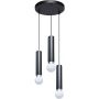 Italux Macera lampa wisząca 3x40 W czarna PND-33849-3R-BK zdj.1