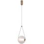Italux Rastia lampa wisząca 1x9 W złota-opal PND-34361-M-HBR-OPAL zdj.2