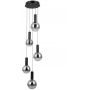 Italux Strela lampa wisząca 5x25 W czarna PND-34378-5S-BK zdj.1