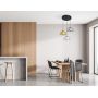 Italux Ainale lampa wisząca 3x7 W czarna PND-54637-3-BK-SG zdj.3