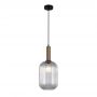 Italux Antiola lampa wisząca 1x40 W mosiądz PND-5588-1L-BRO+CL zdj.2