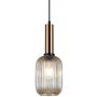 Italux Antiola lampa wisząca 1x40 W mosiądz PND-5588-1M-BRO+AMB zdj.1