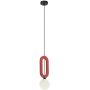 Italux Masso lampa wisząca 1x25 W czerwona PND-59839-1-RED zdj.1
