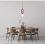 Italux Masso lampa wisząca 1x25 W czerwona PND-59839-1-RED zdj.2